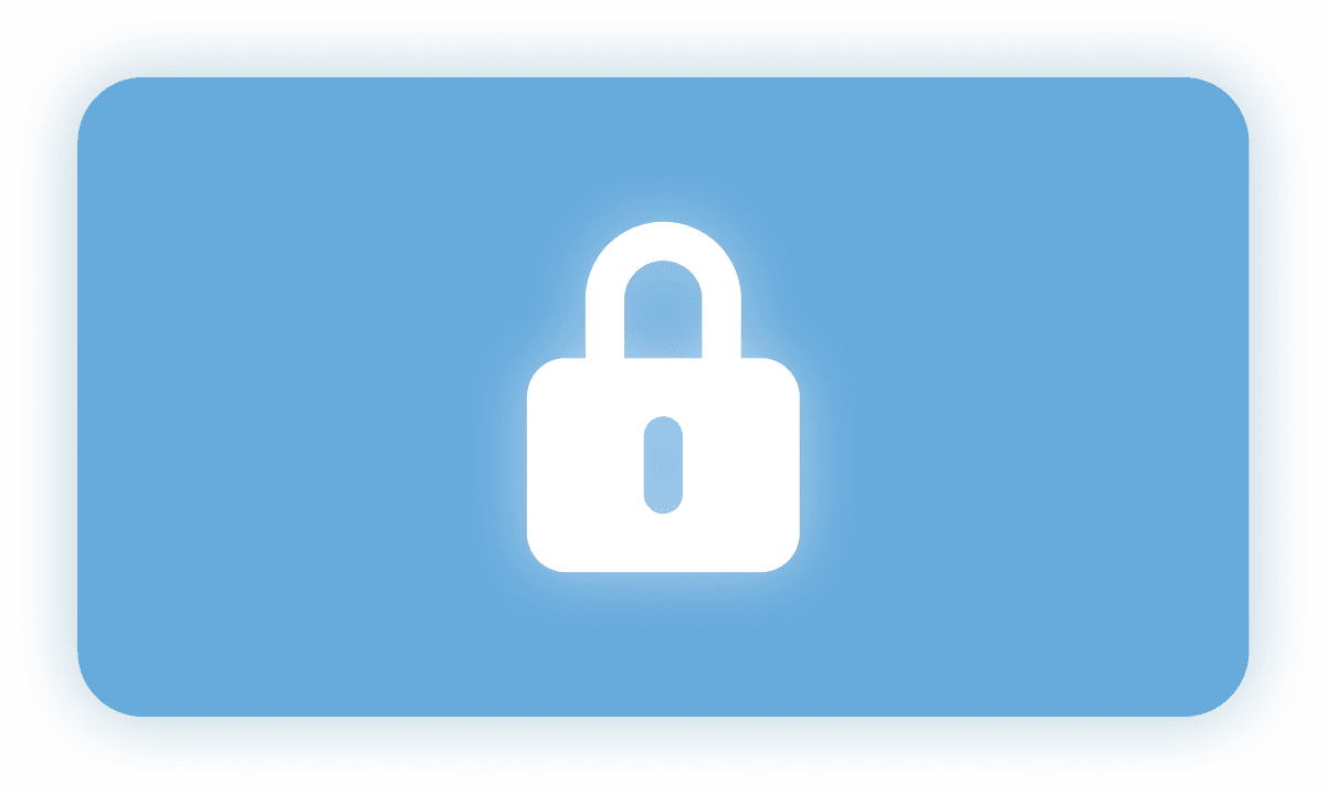 Secure lock icon displayed on a laptop screen.